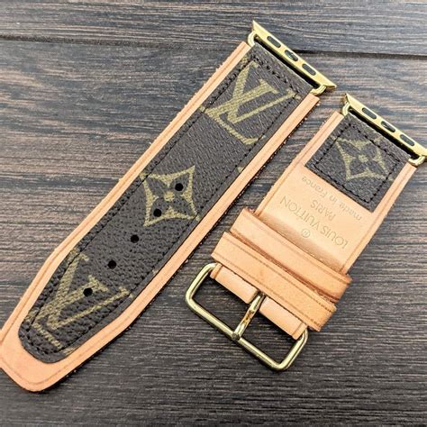 replica louis vuitton watch bands|authentic lv apple watch band.